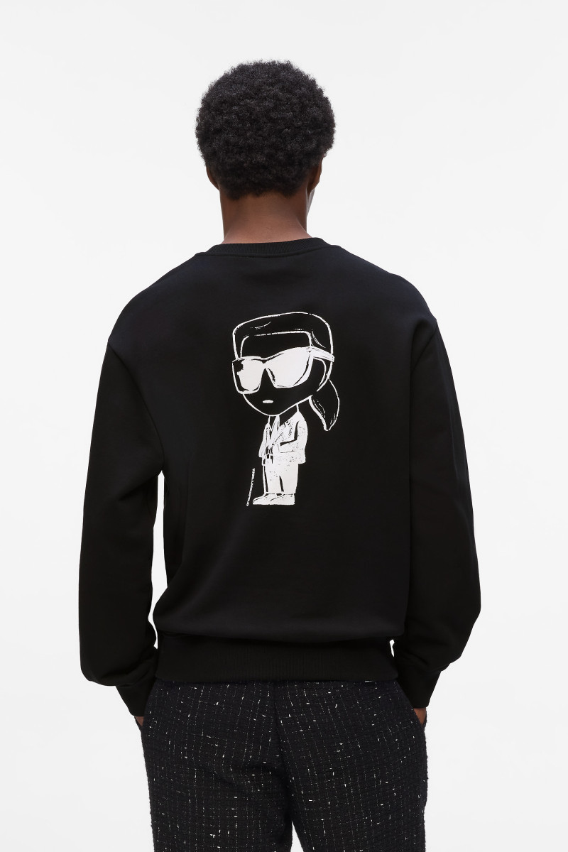 Mikina Karl Lagerfeld Big Ikon Sweatshirt Black