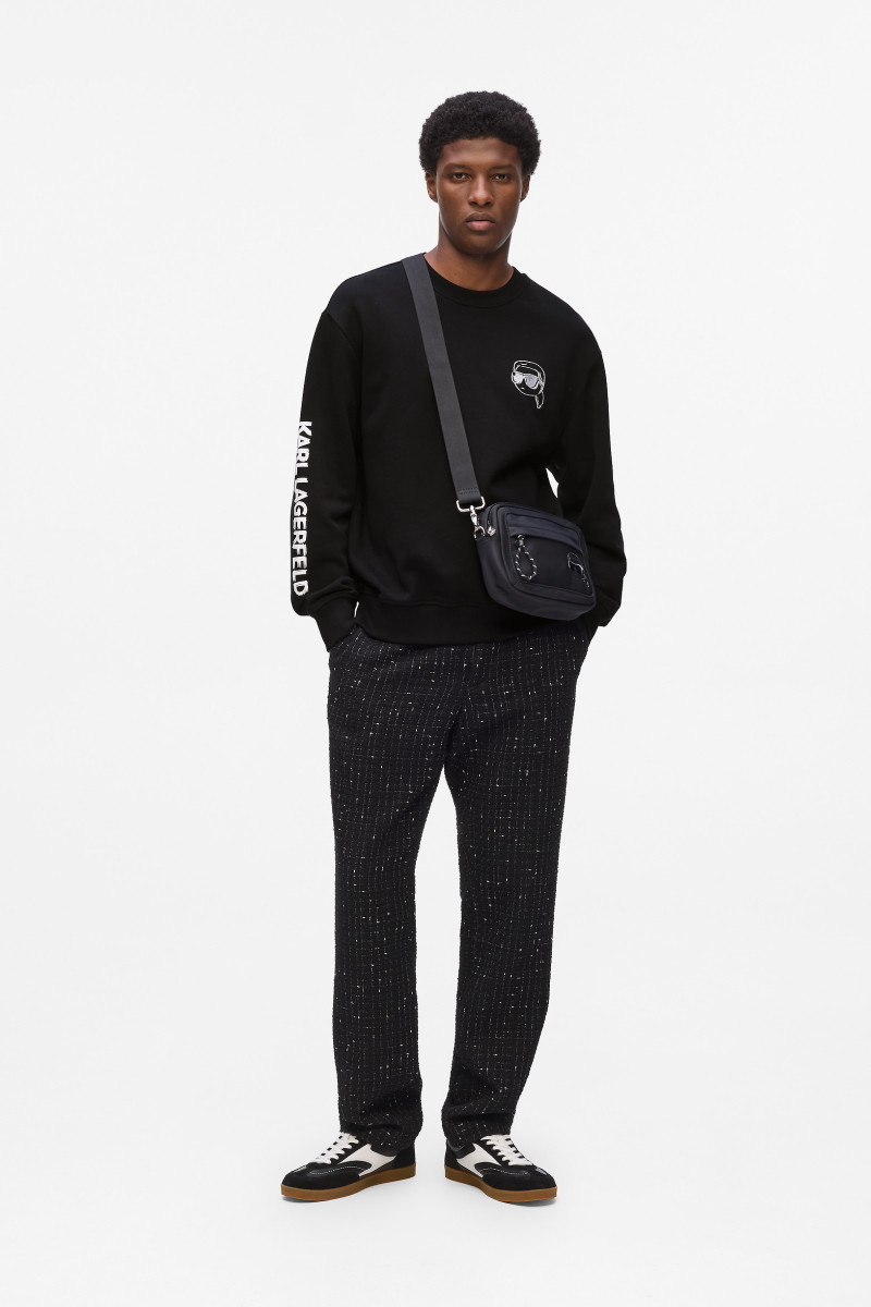 Mikina Karl Lagerfeld Big Ikon Sweatshirt Black