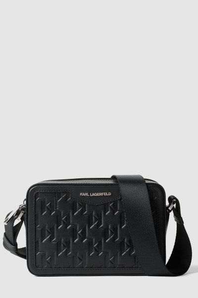 TÁSKA KARL LAGERFELD K/LOOM LEATHER CAMERA BAG - Kép 1