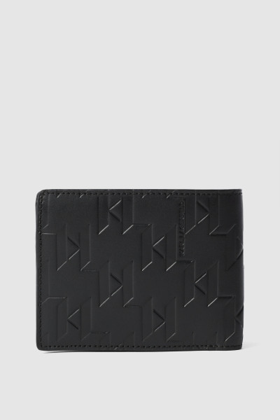 PÉNZTÁRCA KARL LAGERFELD K/LOOM LEATHER BIFOLD WALLET - Kép 2