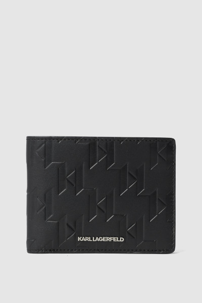 PÉNZTÁRCA KARL LAGERFELD K/LOOM LEATHER BIFOLD WALLET - Kép 1