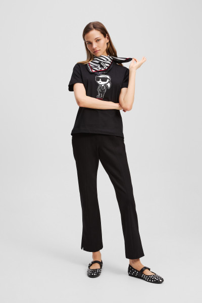 PÓLÓ KARL LAGERFELD IKON SKETCH KARL T-SHIRT - Kép 4
