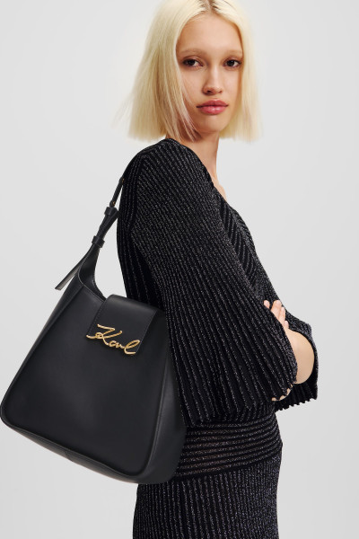 KABELKA KARL LAGERFELD K/SIGNATURE HOBO - Fotografie č. 5
