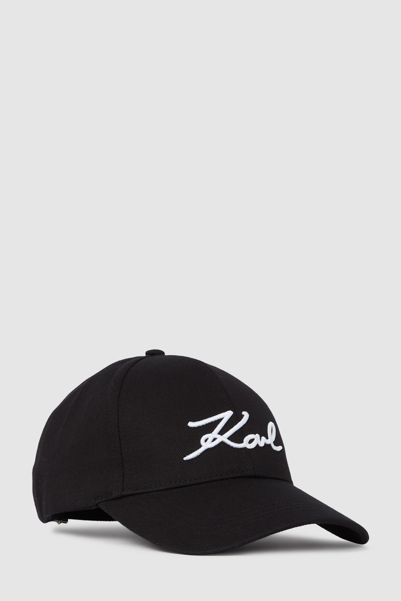 Sapka Karl Lagerfeld K/Signature Cap Black