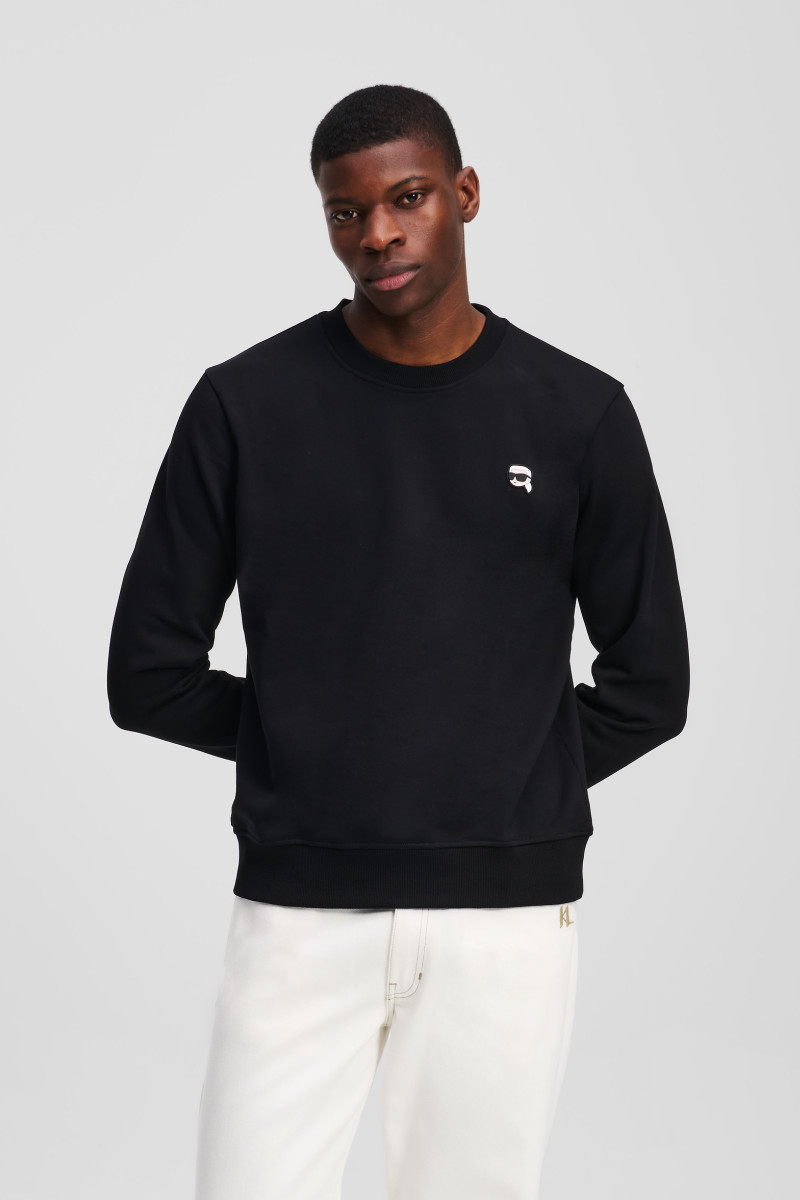 Mikina Karl Lagerfeld Ikon Mini Sweatshirt Black