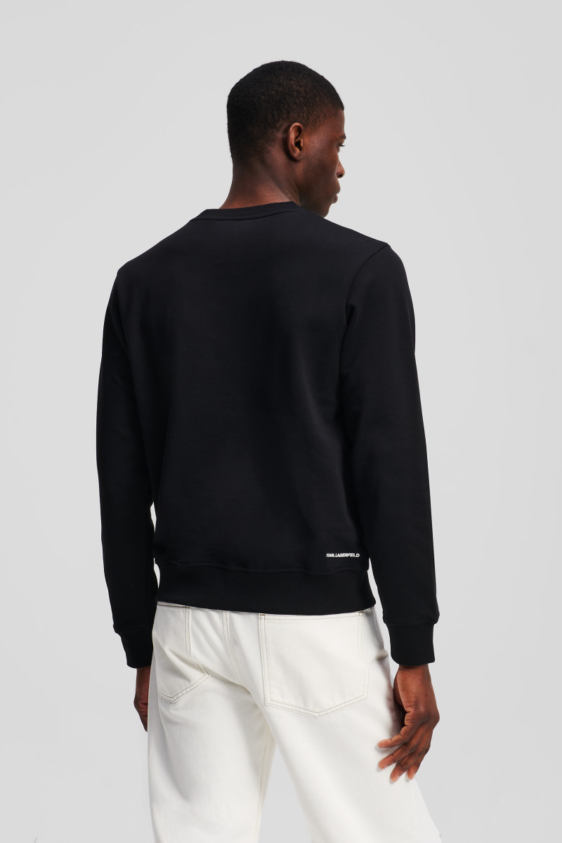 Mikina Karl Lagerfeld Ikon Mini Sweatshirt Black