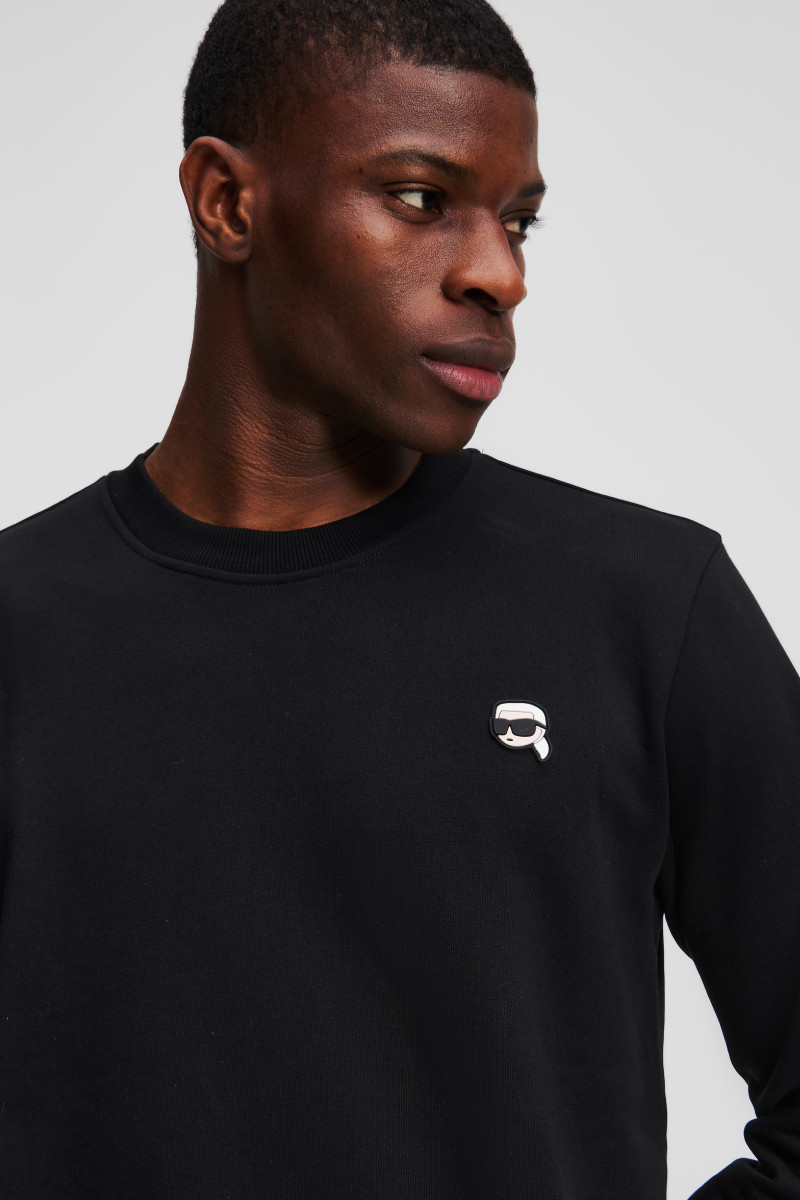 Mikina Karl Lagerfeld Ikon Mini Sweatshirt Black