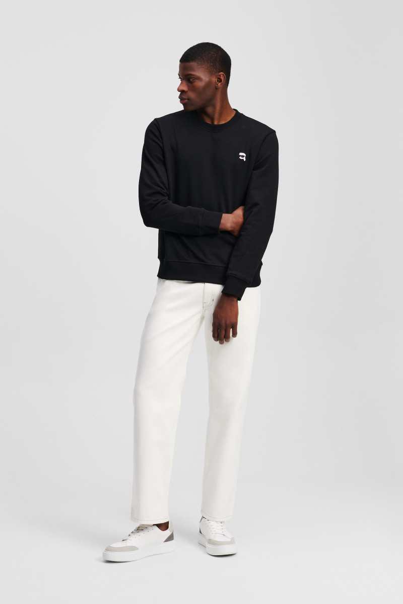 Mikina Karl Lagerfeld Ikon Mini Sweatshirt Black