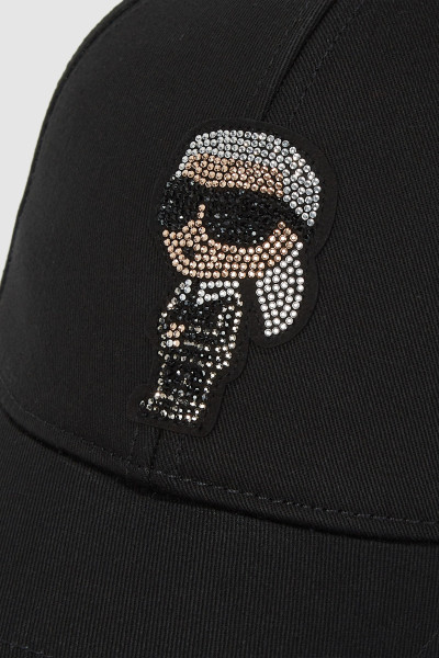 SAPKA KARL LAGERFELD IKON RHINESTONES CAP - Kép 3