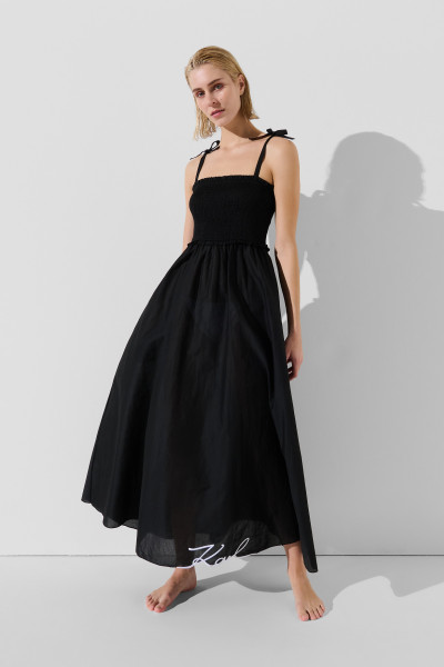 STRANDRUHA KARL LAGERFELD KARL DNA SIGNATURE ANKLE DRESS - Kép 4