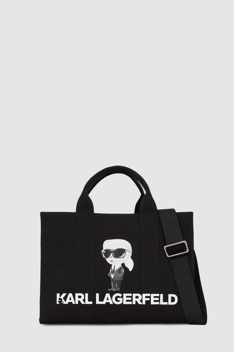 Kabelka Karl Lagerfeld Ikon Karl Square Tote Black