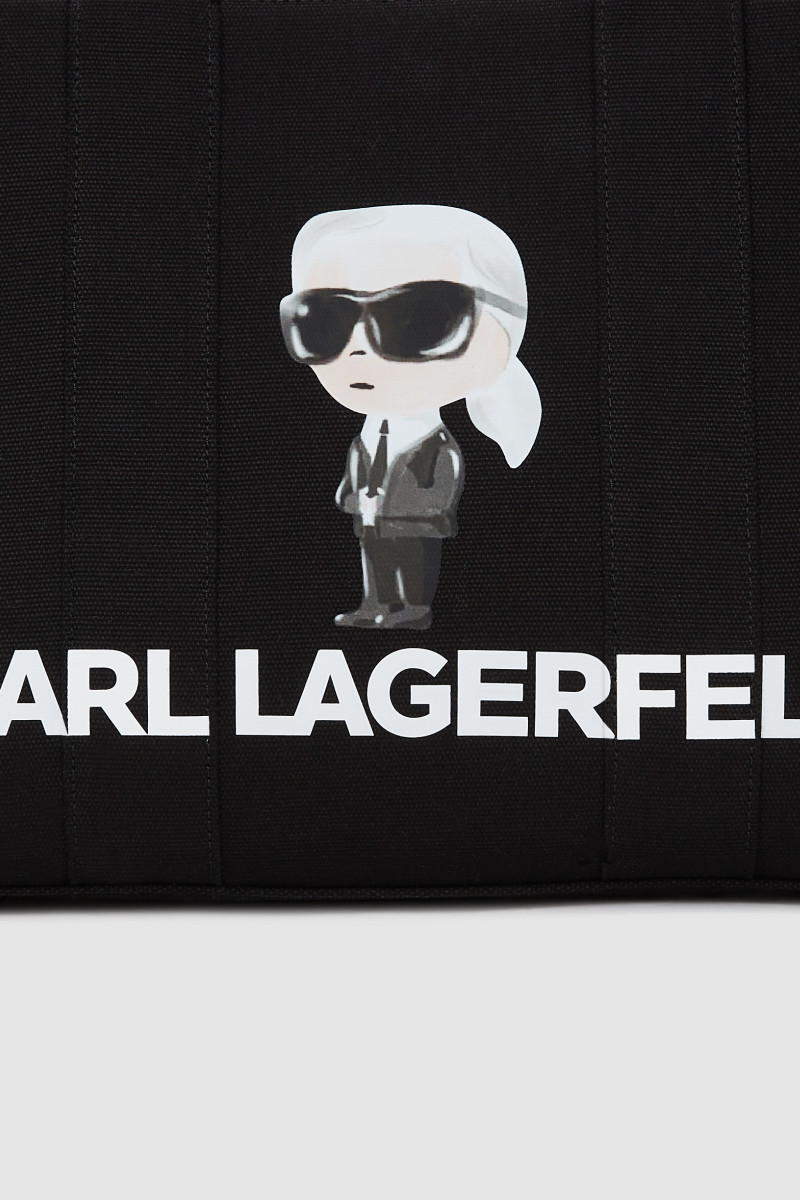 Kabelka Karl Lagerfeld Ikon Karl Square Tote Black