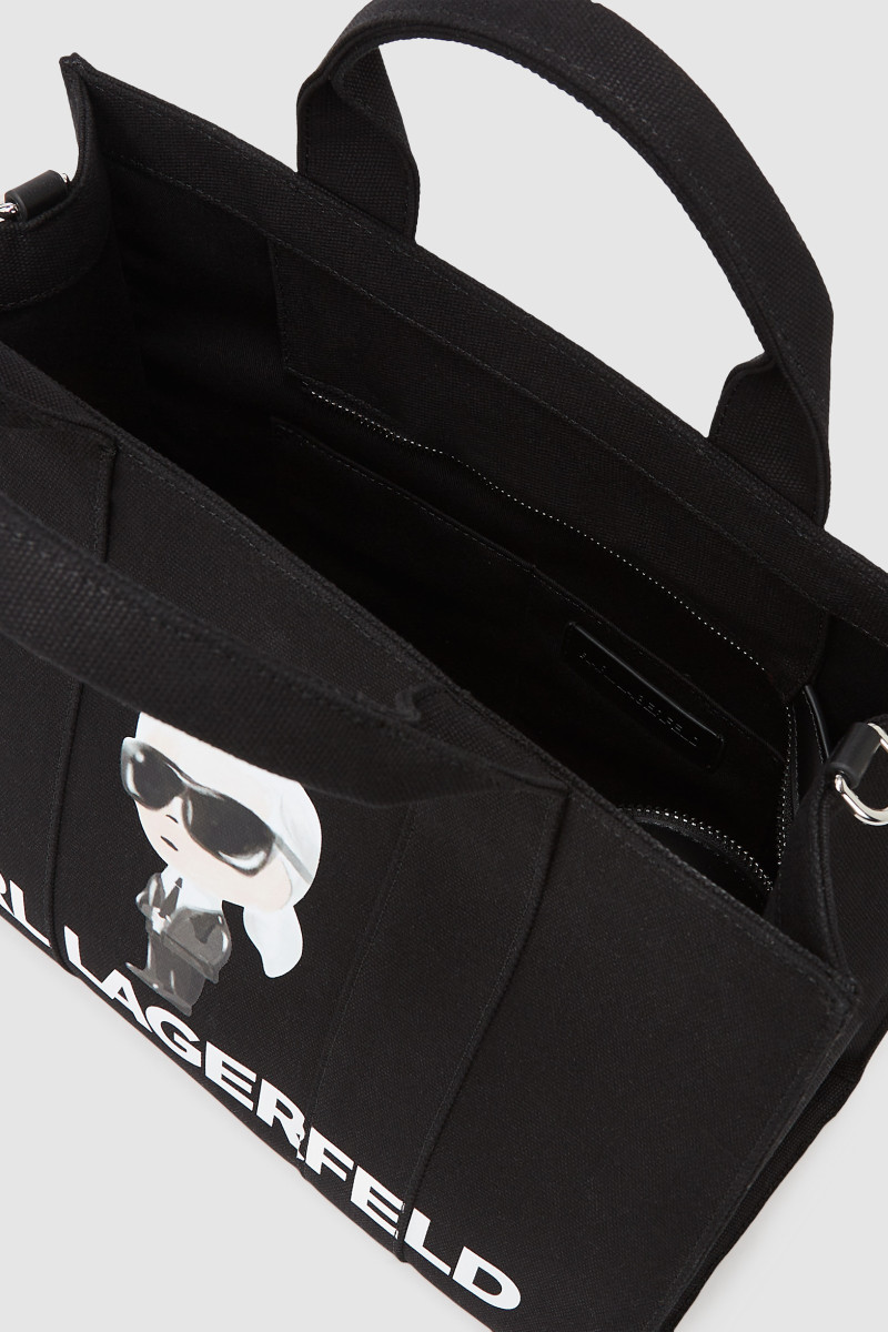 Kabelka Karl Lagerfeld Ikon Karl Square Tote Black