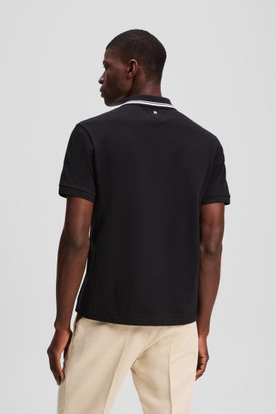 PÓLÓ KARL LAGERFELD POLO W/ CONTRAST DETAILS - Kép 2