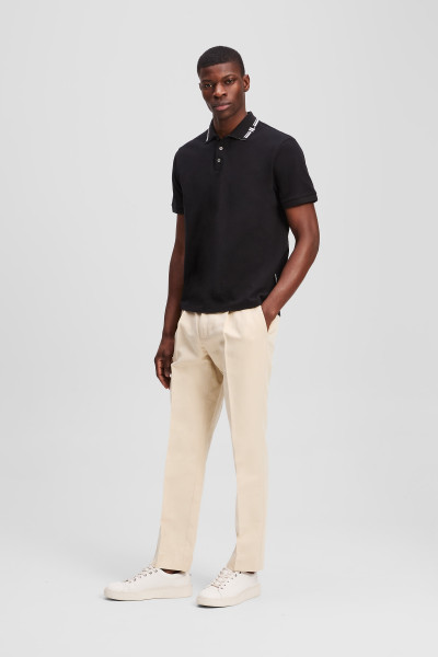 PÓLÓ KARL LAGERFELD POLO W/ CONTRAST DETAILS - Kép 4