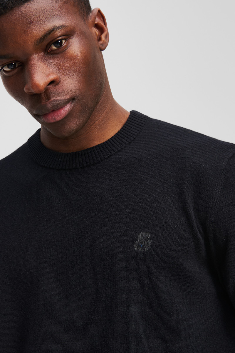 Sveter Karl Lagerfeld Kameo Logo Crewneck Black