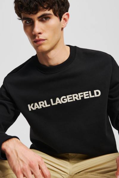 MELEGÍTŐ FELSŐ KARL LAGERFELD ESSENTIAL LOGO SWEATSHIRT - Kép 3