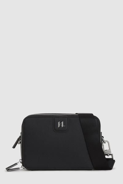 TÁSKA KARL LAGERFELD K/MONOGRAM LEATHER CAMERA BAG - Kép 1