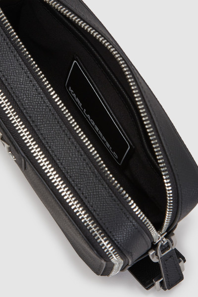 TÁSKA KARL LAGERFELD K/MONOGRAM LEATHER CAMERA BAG - Kép 3