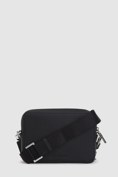 TÁSKA KARL LAGERFELD K/MONOGRAM LEATHER CAMERA BAG - Kép 2