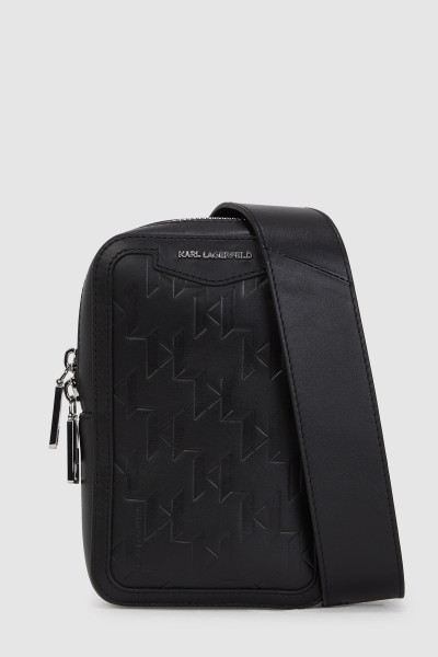 CROSSBODY KARL LAGERFELD K/LOOM LEATHER SMALL SLINGBAG - Fotografia č. 1