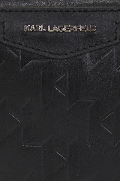 CROSSBODY KARL LAGERFELD K/LOOM LEATHER SMALL SLINGBAG - Fotografia č. 4