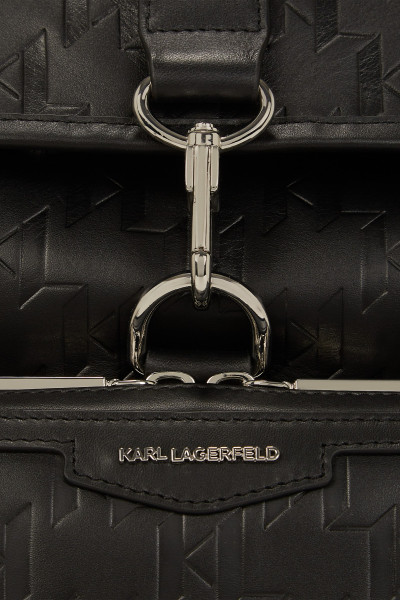 HÁTIZSÁK KARL LAGERFELD K/LOOM LEATHER BACKPACK - Kép 4