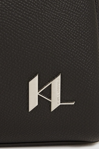 KOZMETIKAI TÁSKA KARL LAGERFELD K/MONOGRAM LEATHER WASHBAG - Kép 4