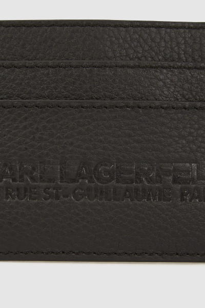 BANKKÁRTYA TOK KARL LAGERFELD K/RSG LEATHER CARDHOLDER - Kép 4
