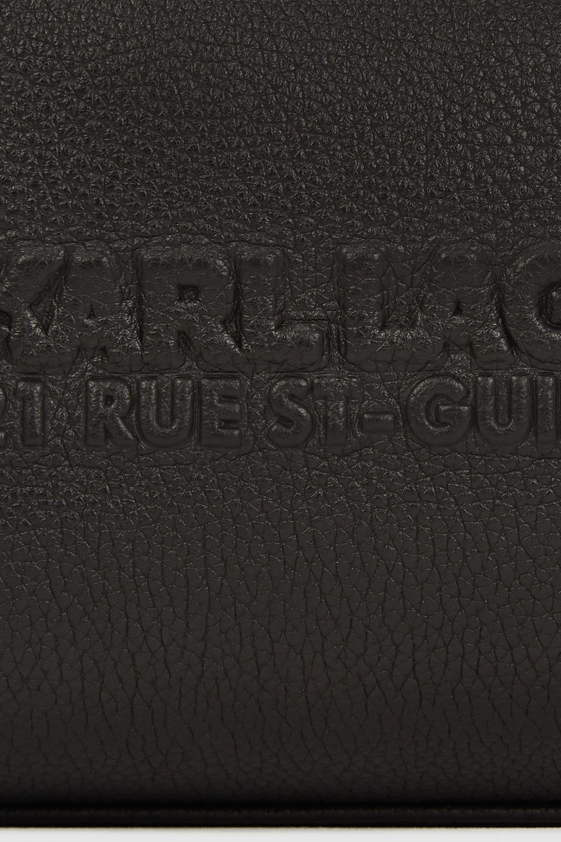 Kozmetická Taška Karl Lagerfeld K/Rsg Leather Washbag Black