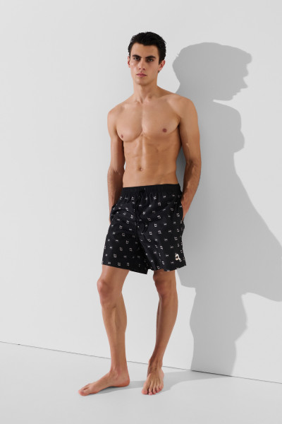 FÜRDŐRUHA KARL LAGERFELD IKON DOT AOP MED BOARDSHORT - Kép 4