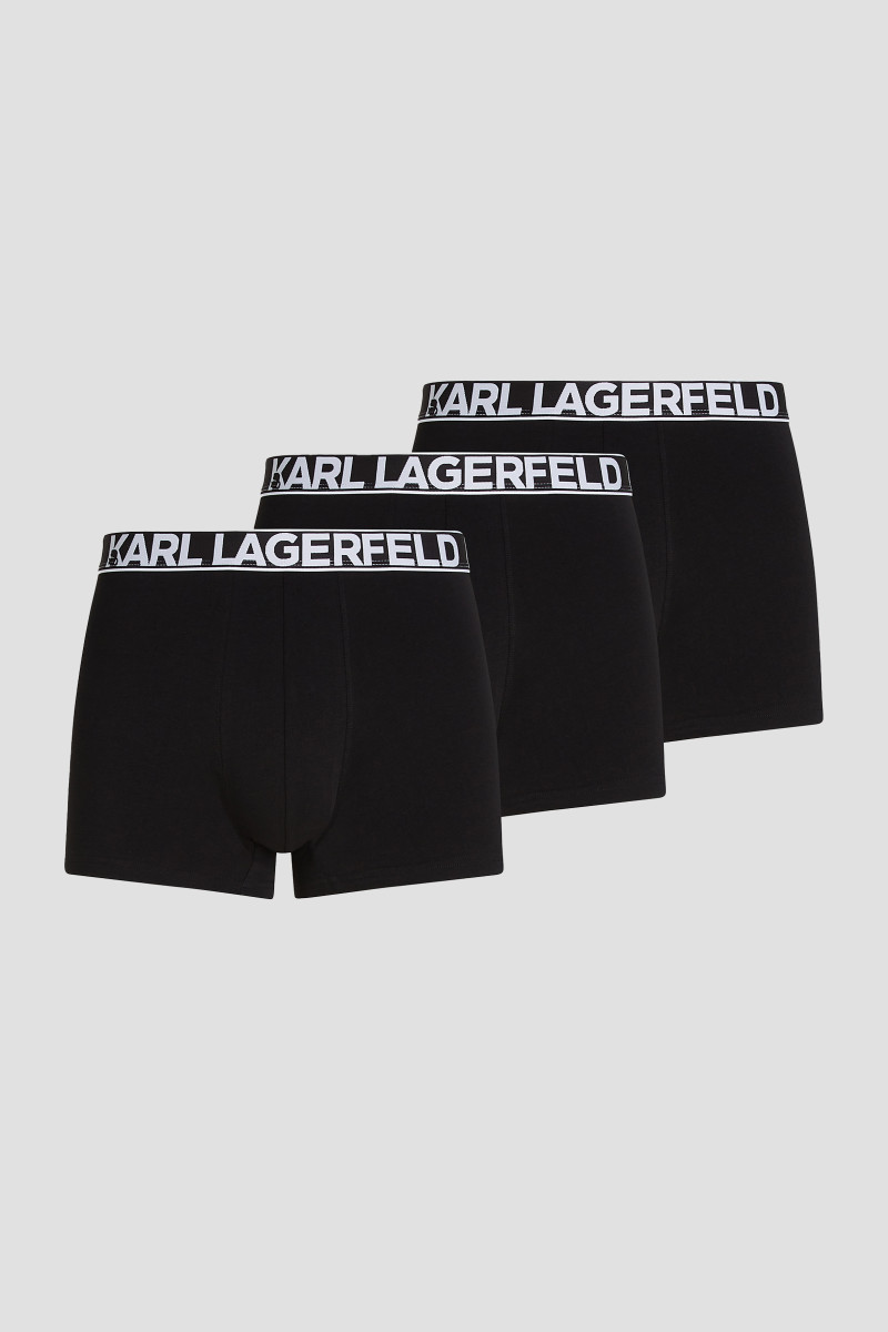 Spodná Bielizeň Karl Lagerfeld Bold Elastic Trunk Black