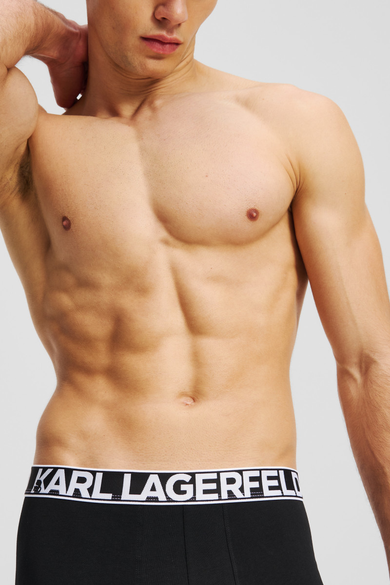 Spodná Bielizeň Karl Lagerfeld Bold Elastic Trunk Black
