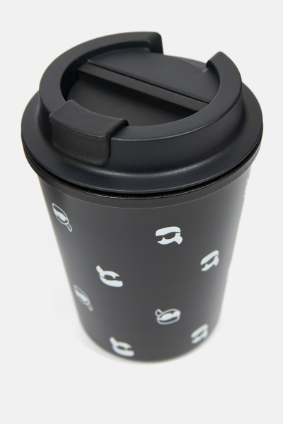 CSÉSZE KARL LAGERFELD K/IKON DOT TRAVEL MUG - Kép 2