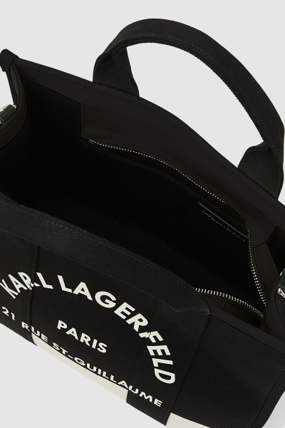 RETIKÜL KARL LAGERFELD K/RSG SQUARE MD TOTE COL. BLK - Kép 3