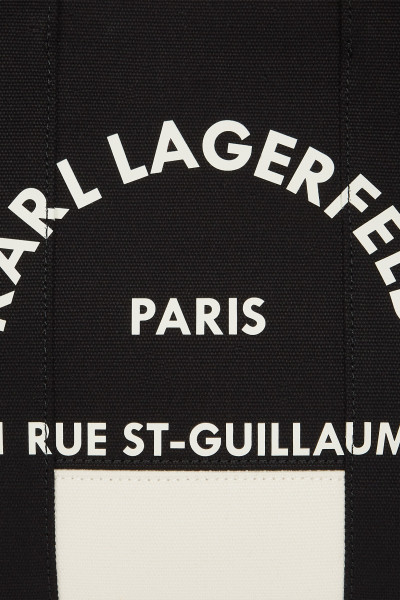 RETIKÜL KARL LAGERFELD K/RSG SQUARE MD TOTE COL. BLK - Kép 4