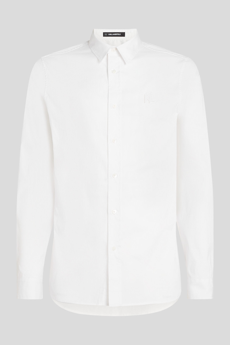 Košeľa Karl Lagerfeld Easy Iron Kl Shirt White