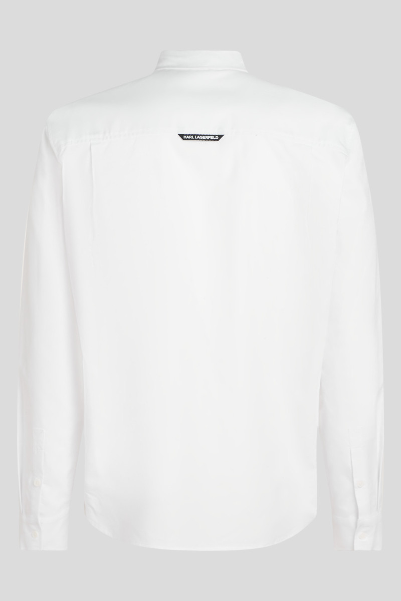 Košeľa Karl Lagerfeld Kameo Shirt W/ Pocket White