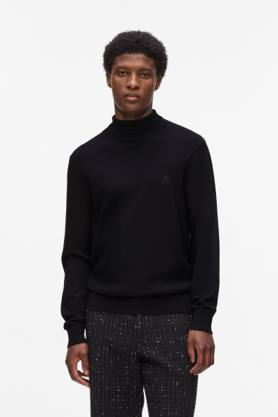 GARBÓ KARL LAGERFELD KAMEO LOGO TURTLENECK - Kép 1