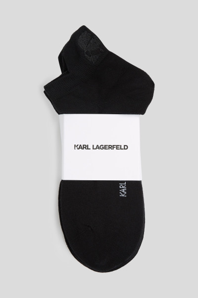 ZOKNI KARL LAGERFELD K/KAMEO LOGO SNEAKER SOCK 3P - Kép 5