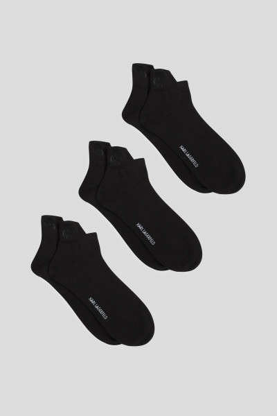 ZOKNI KARL LAGERFELD K/KAMEO LOGO SNEAKER SOCK 3P - Kép 1