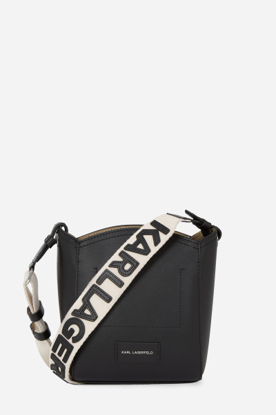 RETIKÜL KARL LAGERFELD K/CIRCLE SM BUCKET PERFORATED - Kép 2