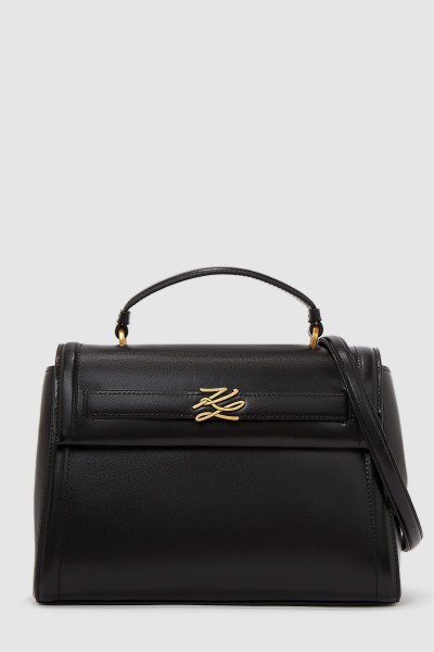 RETIKÜL KARL LAGERFELD K/AUTOGRAPH MD TOP HANDLE BLCK - Kép 1
