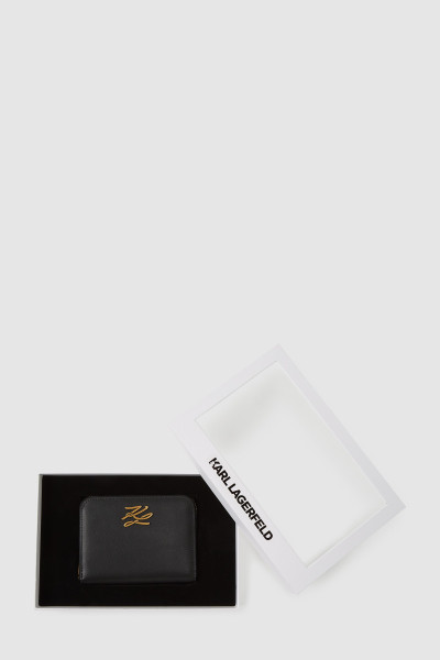 PÉNZTÁRCA KARL LAGERFELD K/AUTOGRAPH MD ZIP WALLET GP - Kép 4