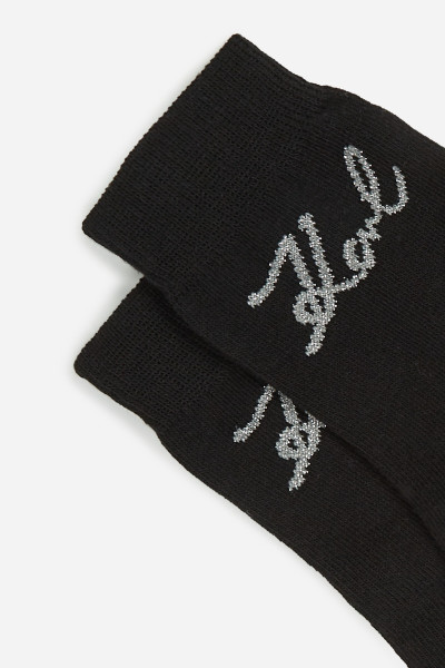 ZOKNI KARL LAGERFELD K/SIGNATURE LOGO SOCK 3P - Kép 3