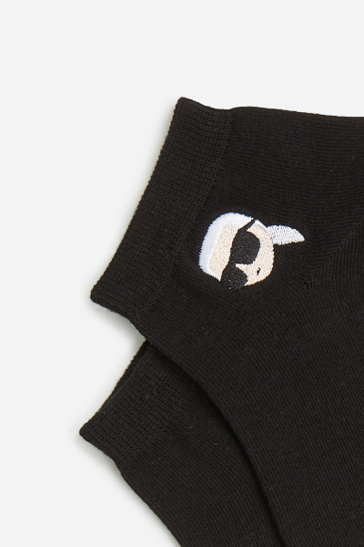 PONOŽKY KARL LAGERFELD K/IKON SNEAKER SOCK 3P - Fotografie č. 3