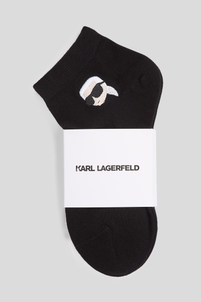 PONOŽKY KARL LAGERFELD K/IKON SNEAKER SOCK 3P - Fotografie č. 4