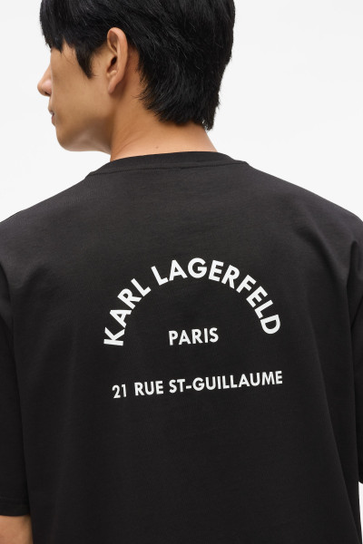 PÓLÓ KARL LAGERFELD RSG BACK PRINT T-SHIRT - Kép 3