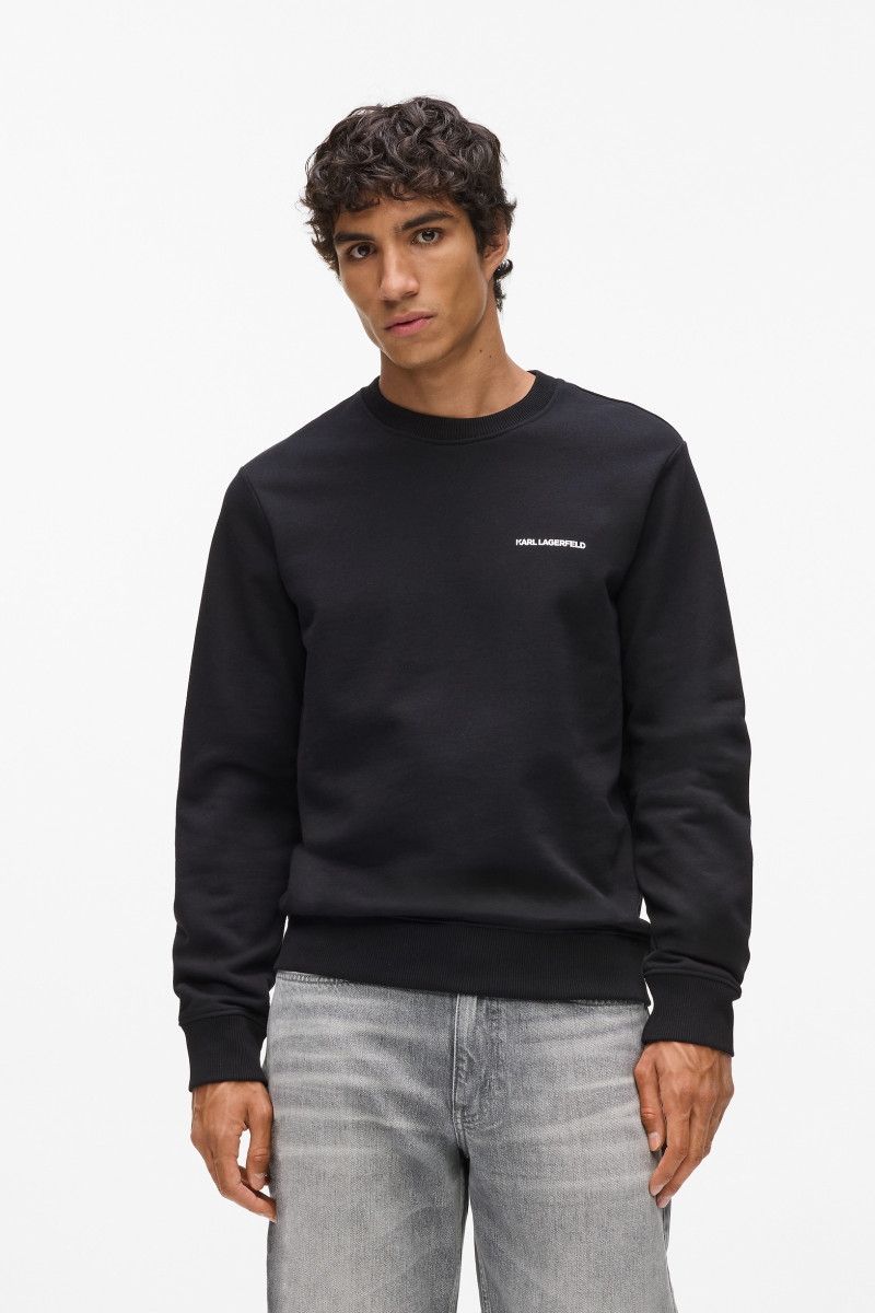 Mikina Karl Lagerfeld Rsg Regular Sweatshirt Black