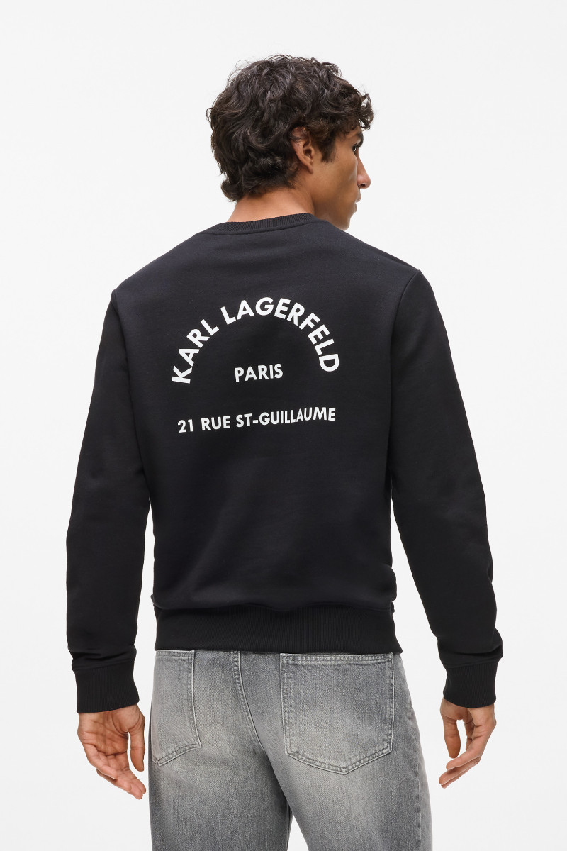Mikina Karl Lagerfeld Rsg Regular Sweatshirt Black